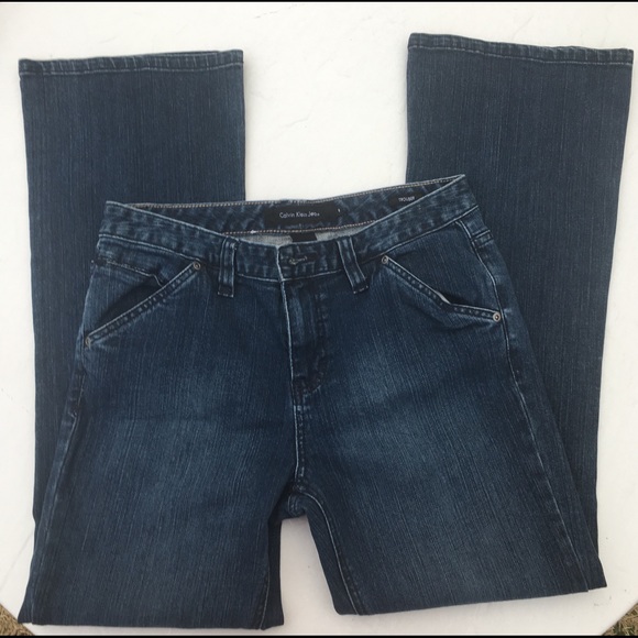 Calvin Klein Women's Blue Trouser Jeans - 8 - Picture 2 of 8